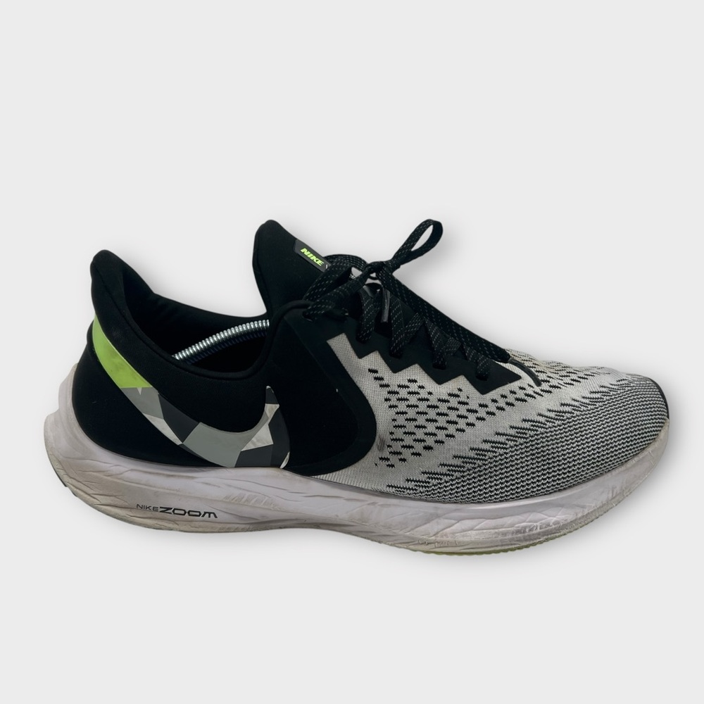 Nike Mens Zoom Winflo 6 AQ7497-015 Gray/Black Running Shoes Sneakers Size‎ 15